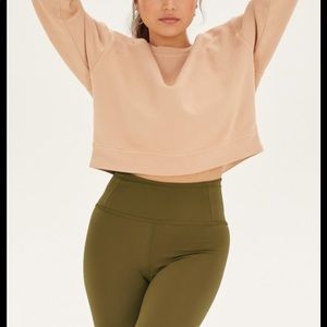 Girlfriend Collective Cropped Sweatshirt Canyon